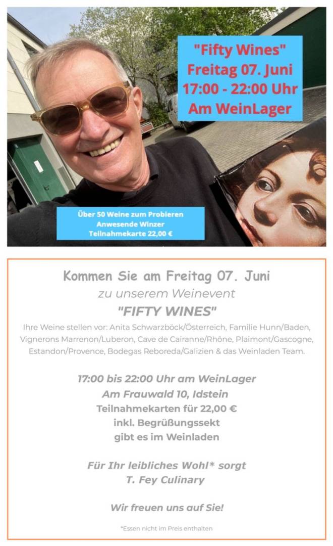 Einladung zu Fifty Wines Weine zu Pfingsten 1 scaled